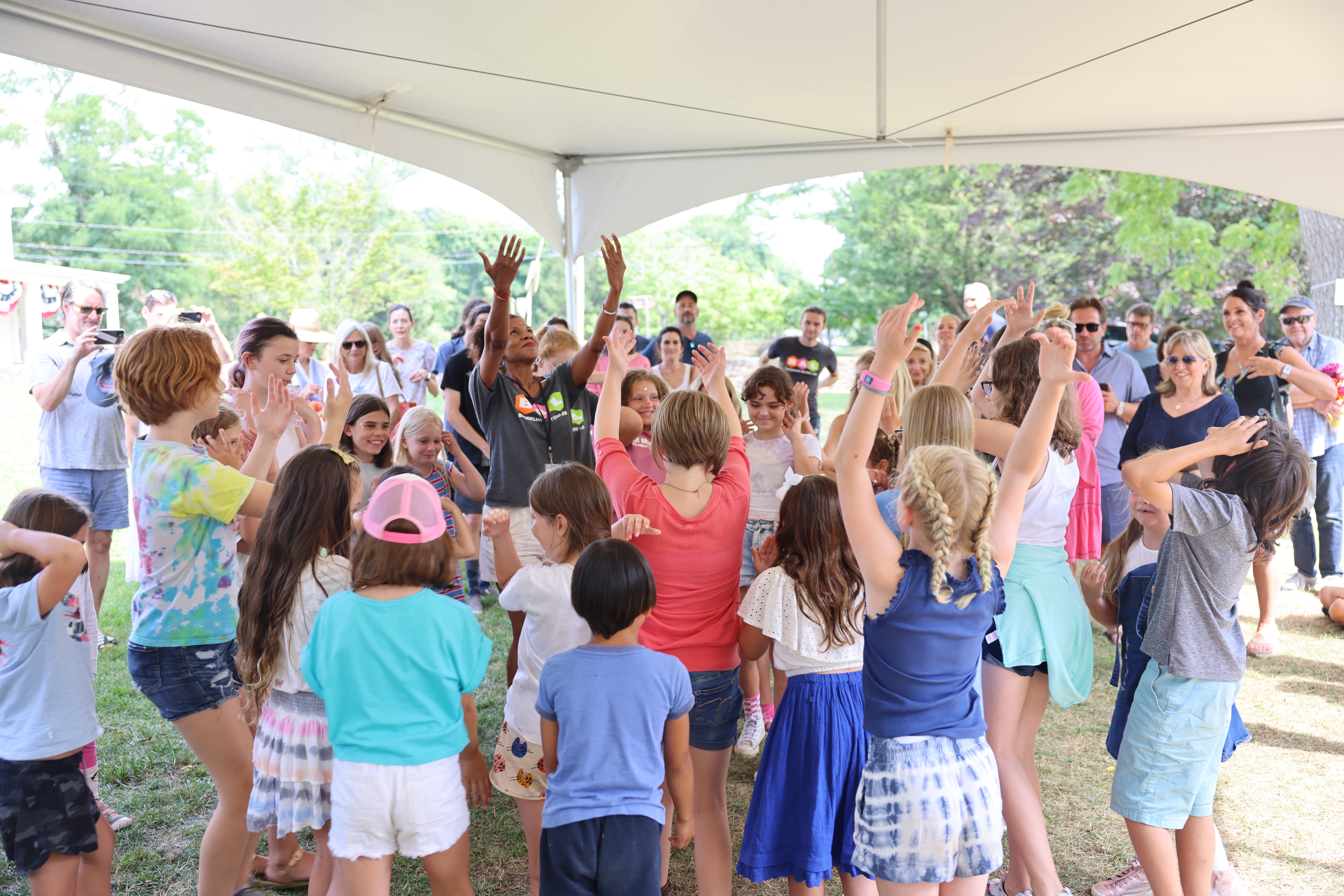 Summer program students
